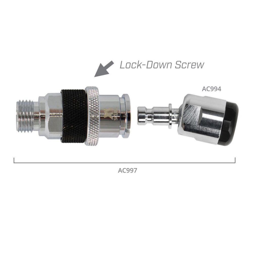 Brass Hose QD with swivel