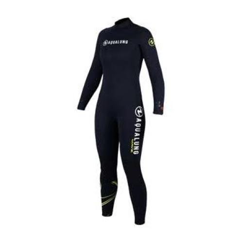 WAVE JUMPSUIT, 5.5MM, BLK/YLW, MN/2XL