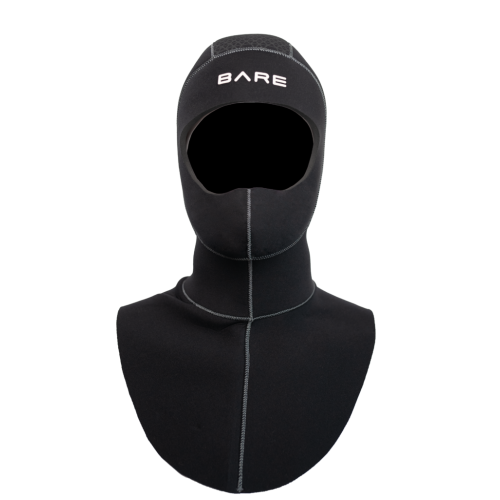 7mm S-Flex Hood, Black - L