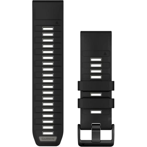 QuickFit 26 Watch Bands, Black Silicone