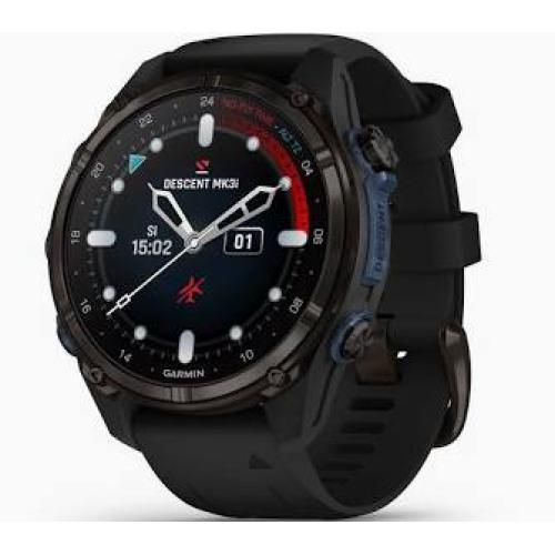 Descent Mk3i  43 mm, Carbon Gray DLC Titanium with Black Silicone