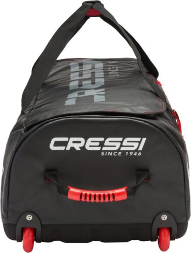 Tuna Dry Wheeled Bag (black/red)