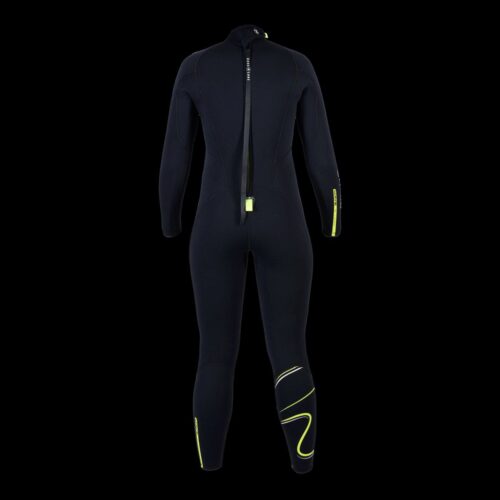 WAVE JUMPSUIT, 5.5MM, BLK/YLW, WMN/ML