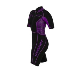 2.5mm Women's Shorty (Front Zip) - Magenta