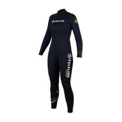 WAVE JUMPSUIT, 5.5MM, BLK/YLW, MN/3XL
