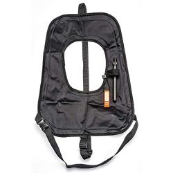 Black Snorkel Vest - Plastic Valve - Adult