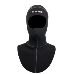7mm S-Flex Hood, Black - XL