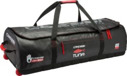 Tuna Dry Wheeled Bag (black/red)