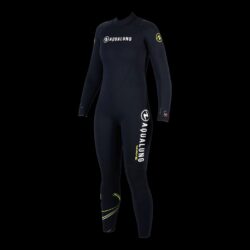 WAVE JUMPSUIT, 5.5MM, BLK/YLW, WMN/LG