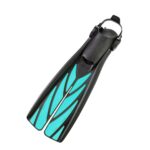 Open Heel Fin, Large, Aqua