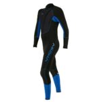 3mm Men's Front Zip Full Blue