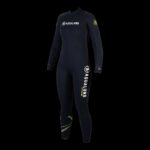 WAVE JUMPSUIT, 5.5MM, BLK/YLW, WMN/ML