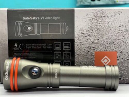 O'PRO TORCH SUB-SABRE V1 3000 LUMEN VIDEO LIGHT