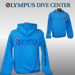 Olympus Logo Lightweight Hooded  Sweatshirt