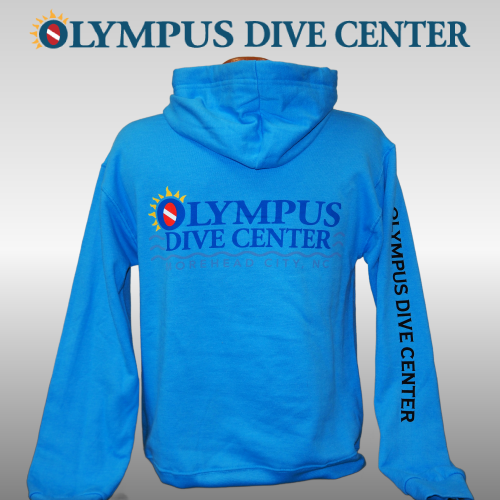Olympus Logo Lightweight Hooded Sweatshirt Olympus Logo Lightweight Hooded Sweatshirt