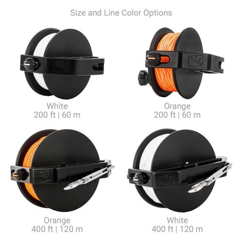 AZIMUTH SERIES 400' REEL - #24 ORANGE LINE