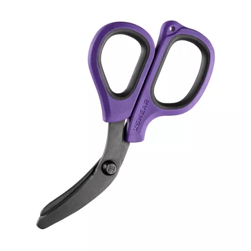 6" Mini Trauma Shear- Purple Black