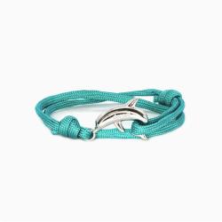 Plankton: Silver dolphin on Teal