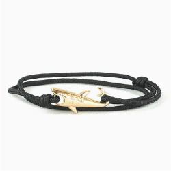 Onyx: Gold Shark on Black