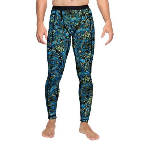 Spacefish Army SCUBA PANTS HAMMERHEAD HIBISCUS