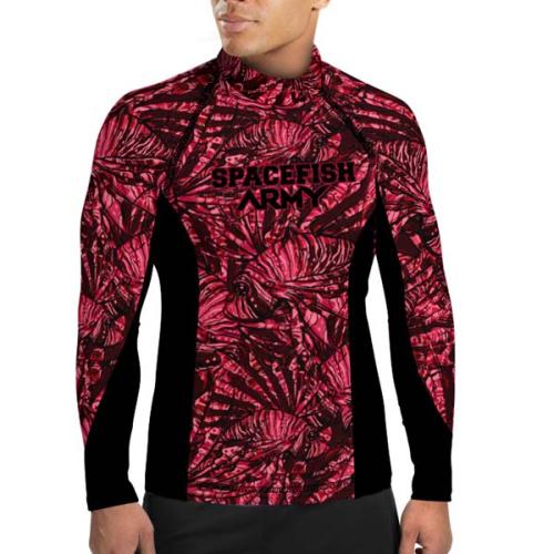 Spacefish Army Men's/Unisex Rashguard Lion Invasion