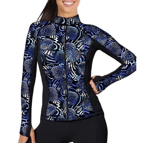ZIP RASH GUARD ANGELFISH HYPNOSIS Spacefish Army