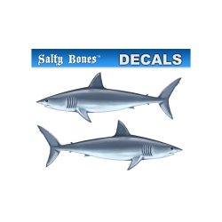 MAKO SHARK - CUT TO SHAPE MINI DECALS