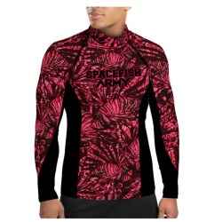 Spacefish Army Men's/Unisex Rashguard Lion Invasion