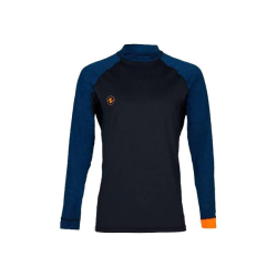 SMALL LONG SLEEVE SLIM FIT RASHGUARD BLACK/NAVY Aqualung