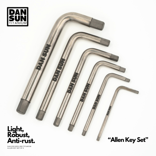 DAN SUN New Gen Titanium Allen Key Set of 6