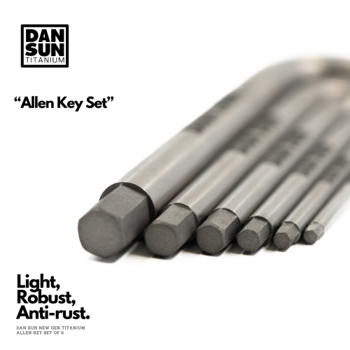DAN SUN New Gen Titanium Allen Key Set of 6