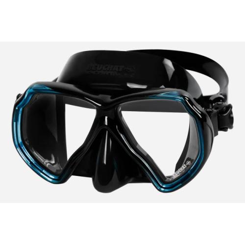 Beuchat Mask X Contact 2 Black/Atoll Blue