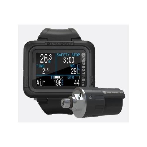 Shearwater Peregrine TX computer with Swift transmitter