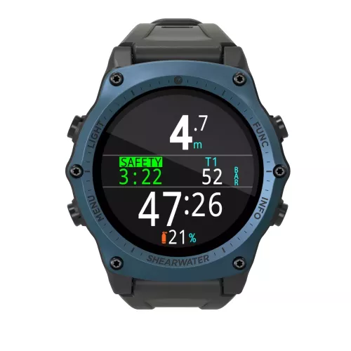 Shearwater Teric Blue with Swift Transmitter