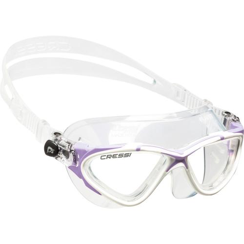 Cressi Planet Swim Goggles Clear Lens White/Lilac