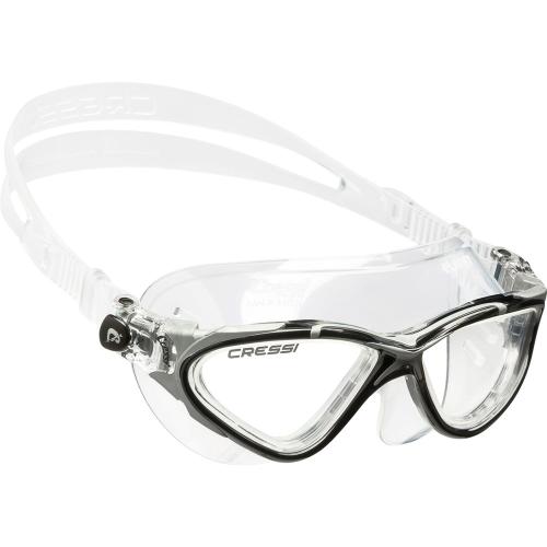Cressi Planet Swim Goggles Clear Lens Black/Silver