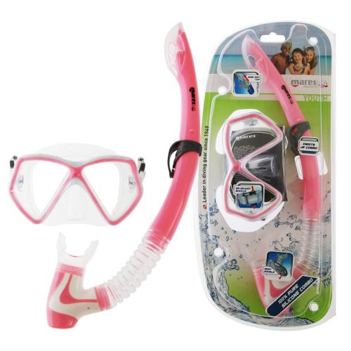 Mares Junior X-One Pirate MS Set | Pink