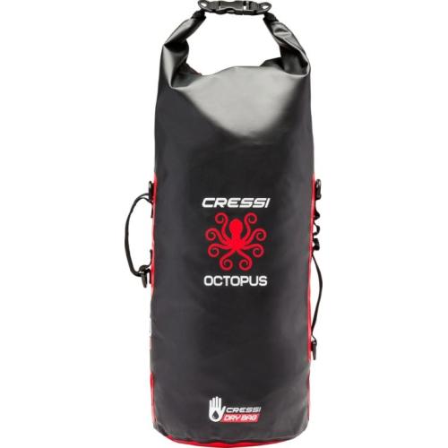 Cressi Octopus 30L Dry Backpack Black/Red