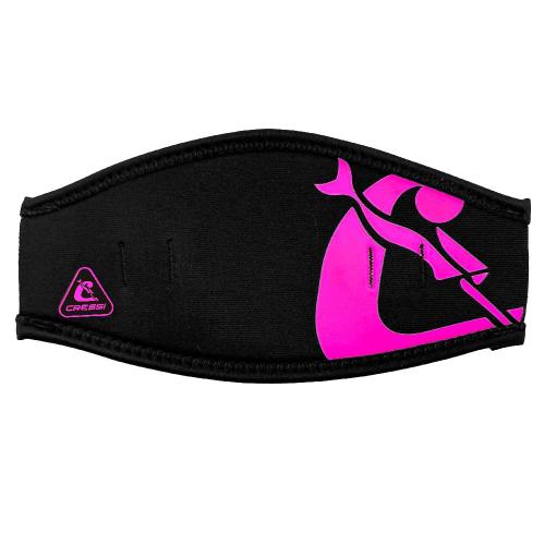 Cressi Mask Strap Cover 2.0 Black Pink