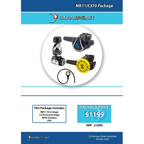 Scubapro MK11/C370/R105 Regulator package