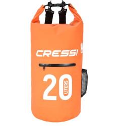 Cressi 20L Dry Bag with Zip Orange