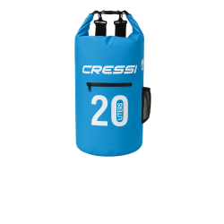 Cressi 20L Dry Bag with Zip Blue