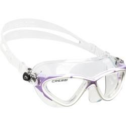Cressi Planet Swim Goggles Clear Lens White/Lilac