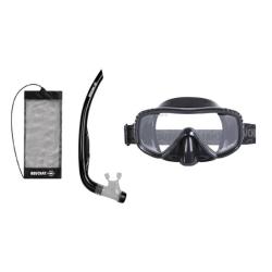 Beuchat Oceo Mask Snorkel Set Adult Black Beuchat Oceo Mask Snorkel Set Adult Black