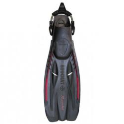 Beuchat Power Jet Fins w/spring straps Black