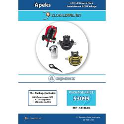 OMS Smartstream BCD with Apeks XTX50 First stage/XTX50 Second stage/XTX40 Octi and SPG Package