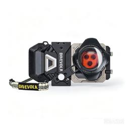 DIVEVOLK SeaTouch 6 Pro camera housing w/ Ocean Kit Black