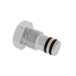 DGX Modular Valve Port Plug Notched - LH (Reverse) Threads