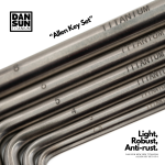 DAN SUN New Gen Titanium Allen Key Set of 6