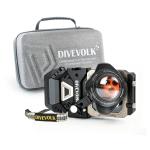 DIVEVOLK SeaTouch 6 Pro camera housing w/ Ocean Kit Black